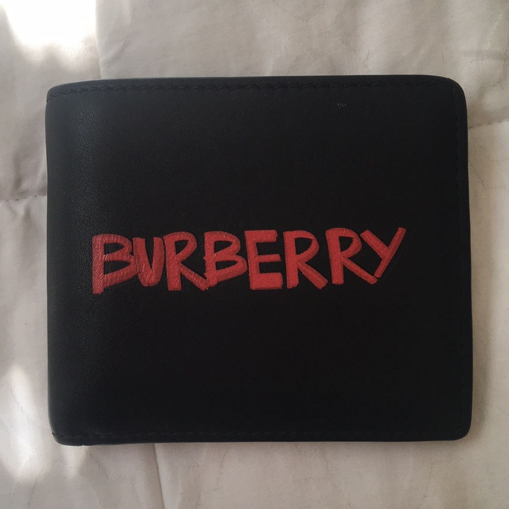 authentic Burberry wallet